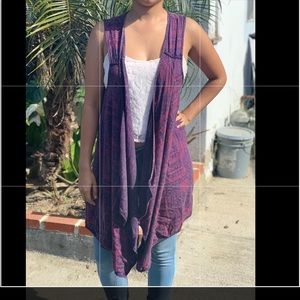 Ecote kimono with open front